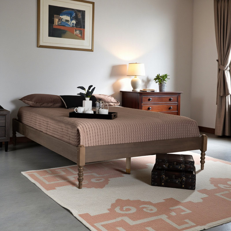 Hicham Platform Bed, King, Weather