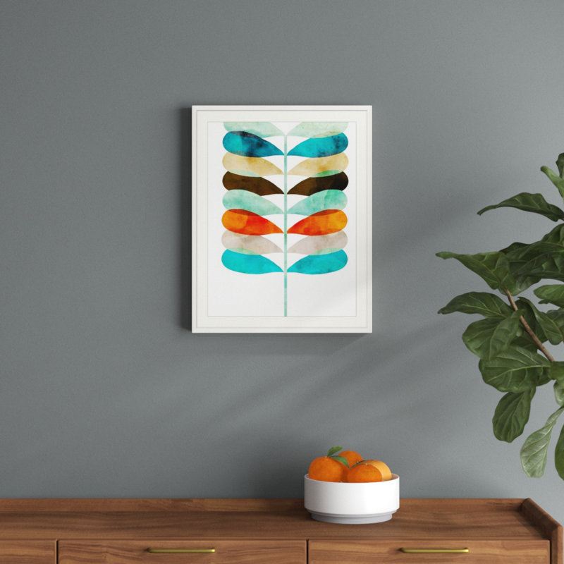«Mod Fern» par Aimee Wilson - reproduction d'art sur toile, H 20 po x l 16 po x P 1,5 po, Toile