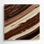 Toile horizontale rayée beige brun chocolat brun-1069827839