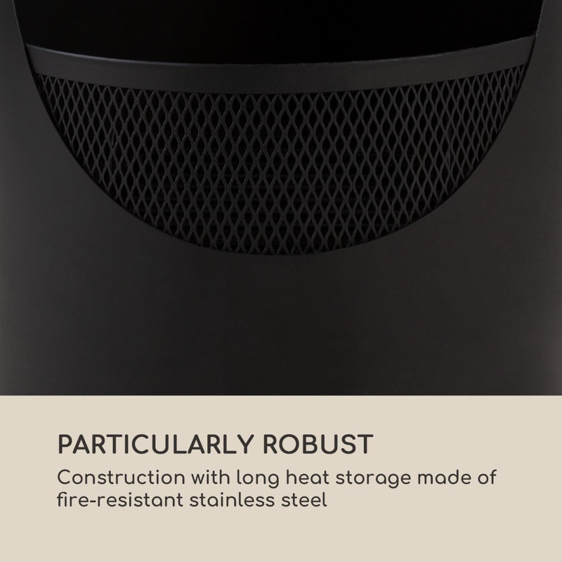 Verdon Stainless Steel Charcoal Smokeless Chimenea