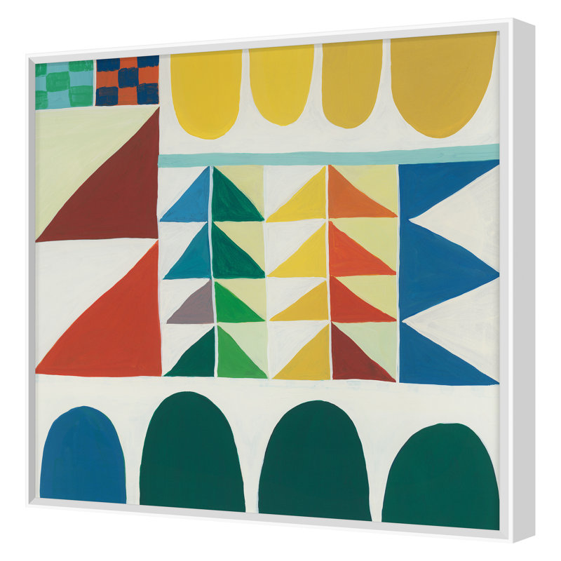«Fall 2022 Oslo 3», reproduction encadrée sur papier par Renee Stramel, Cadre simple blanc, H 34 po x l 34 po
