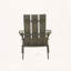 Chaise Adirondack pliable en bois d'acacia - Vibe rustique, finition élégante et rangement compact pour patio-935084657