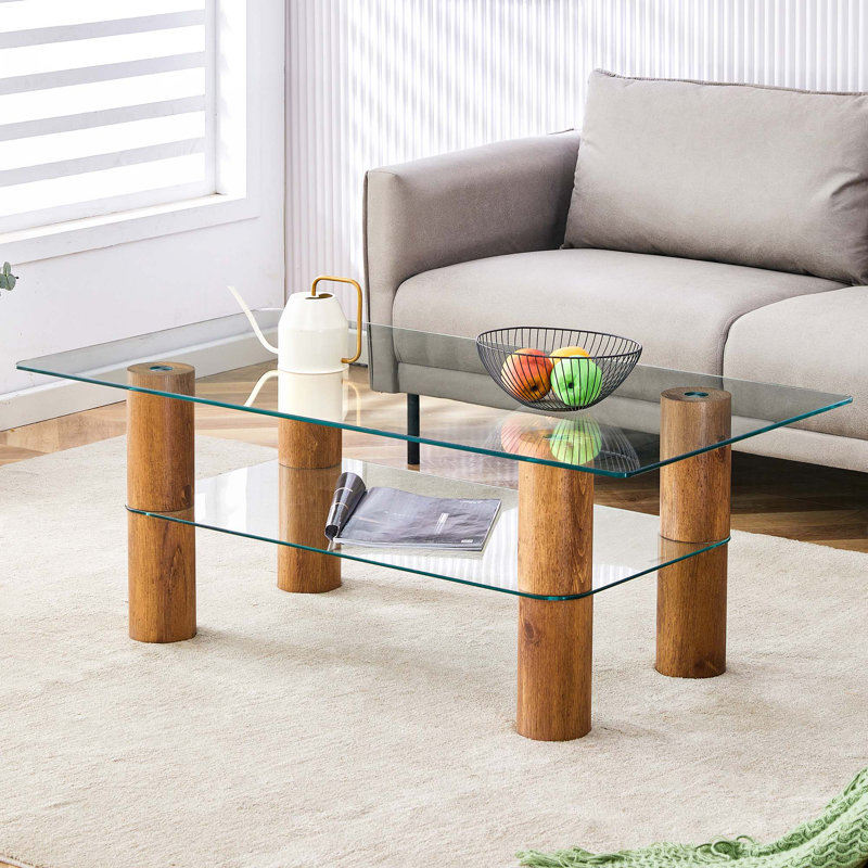 Cloud Coffee Table With 4 Solid Legs