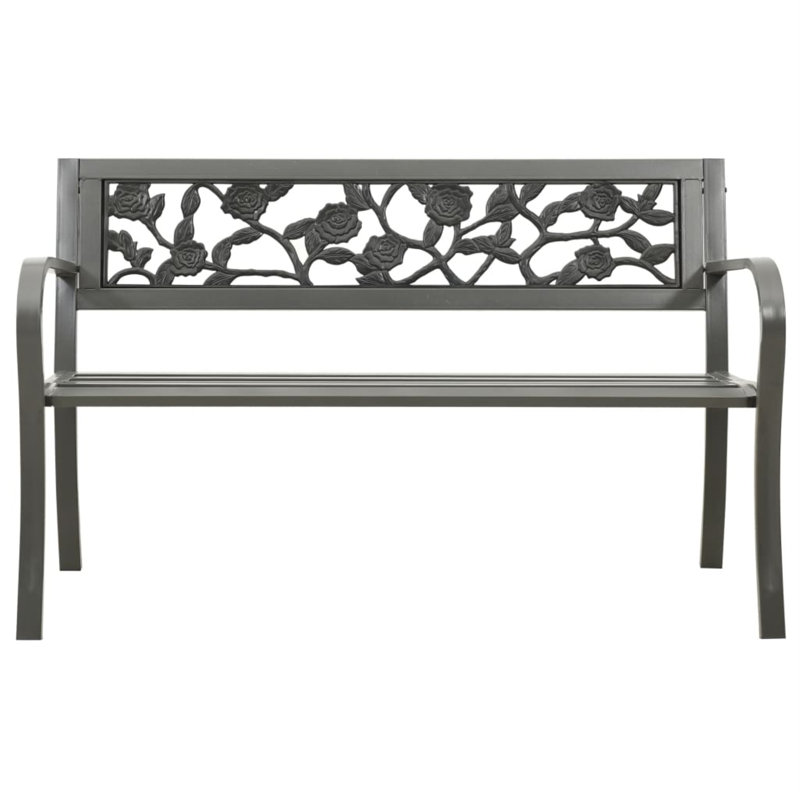 Banc de jardin en acier Dahlgreen, gris