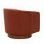 Chaise pivotante en cuir caramel-1398921121