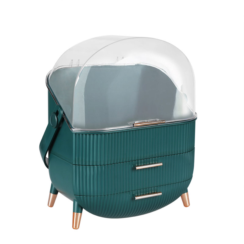 Balmir Polystyrene Makeup Organiser, Dark Green