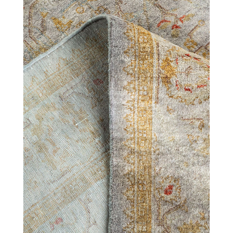 Fine Vibrance One-of-a-Kind 4' 3" X 6' 4" Hand Knotted Area Rug
