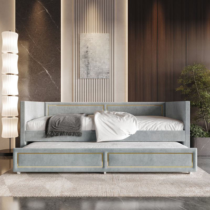 Upholstered Daybed, Gray