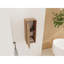 Armoire de salle de bain moderne moderne, 12 po, fixation murale, rangement hygiénique 12 po, portes à fermeture douce