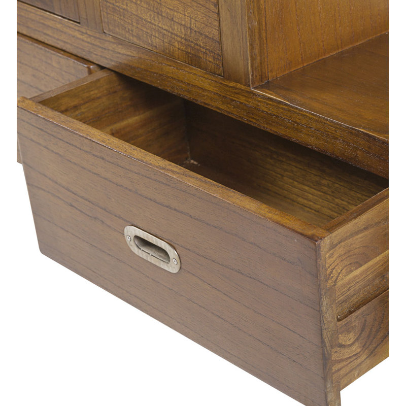 Flash Solid Wood 98cm W 7 - Drawer Chest of Drawers