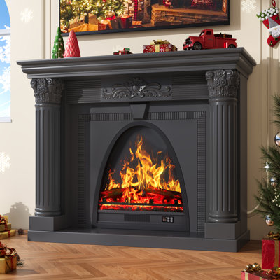 51.2” W Electric Fireplace