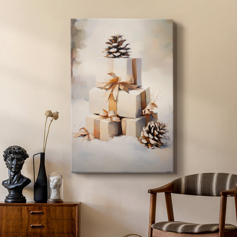 Art des Fêtes de Noël - série 2-XCII - galerie sur mesure, H 18 po x l 12 po