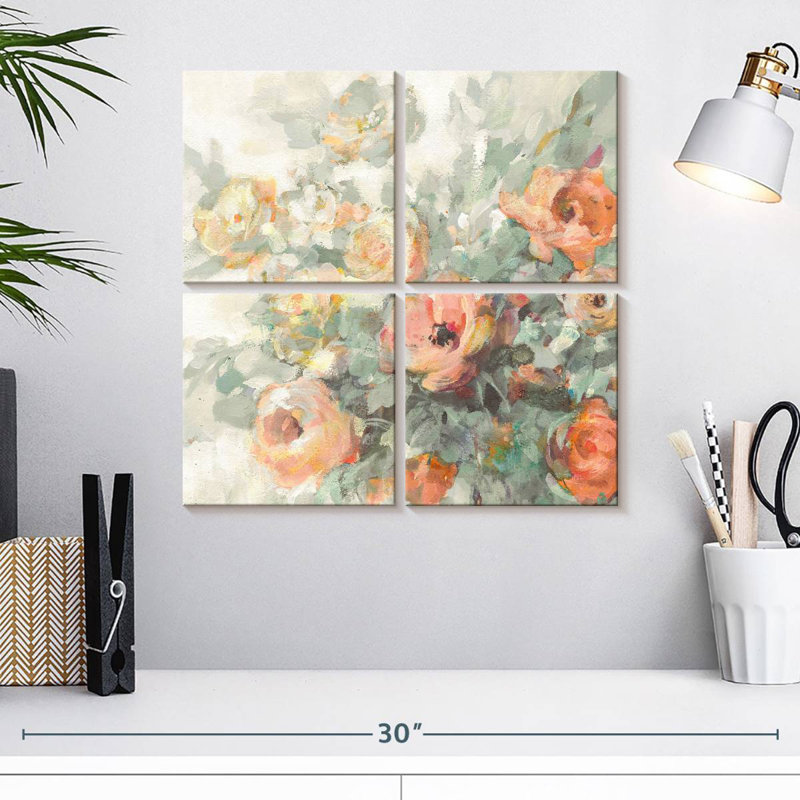 Ode To Spring Sage, H 18 po x l 18 po