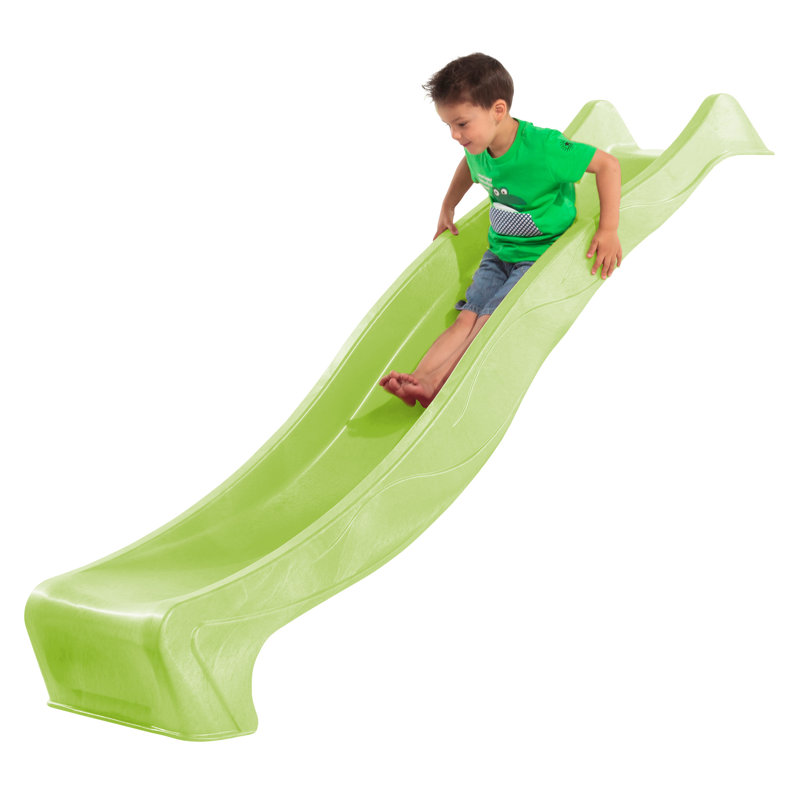 Selene Freeport Park Indoor Wave Slide, Lime Green