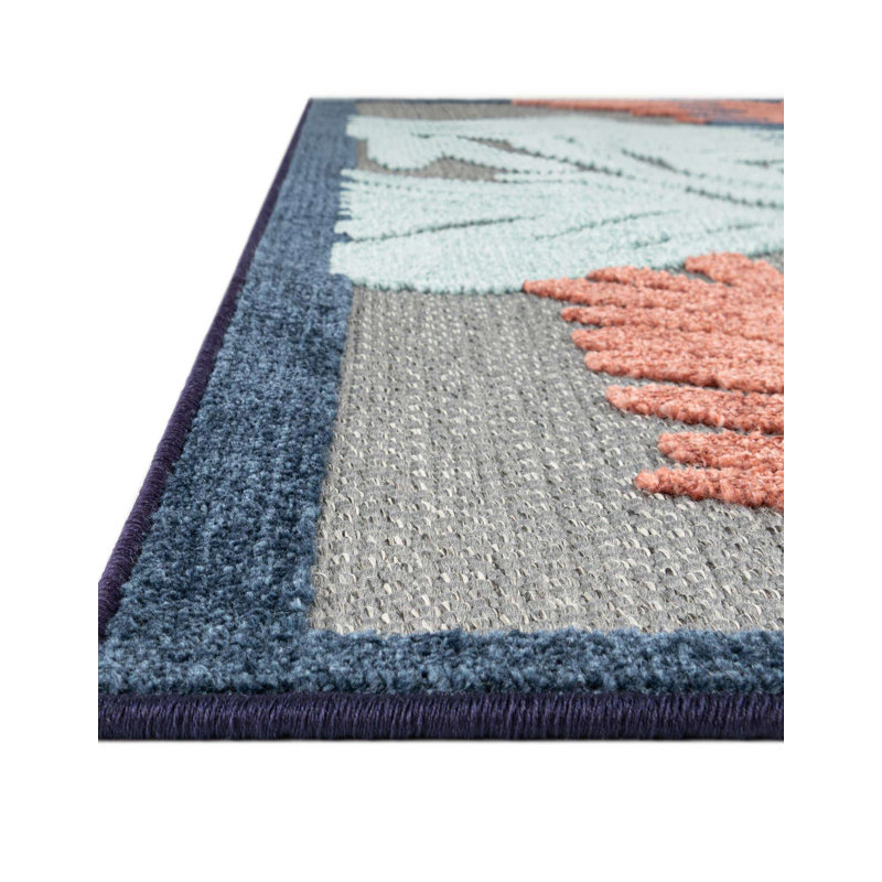 Tapis d'extérieur Parley gris, Rectangle 2 pi x 3 pi