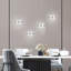 Luminaire suspendu à 4 lumières Adetoun Orb