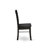 5 Piece Kitchen Table Set for 4 Includes a Rectangle Dining Table with Butterfly Leaf and 4 Dining Room Chairs, Black-681675387-681675385-681675386