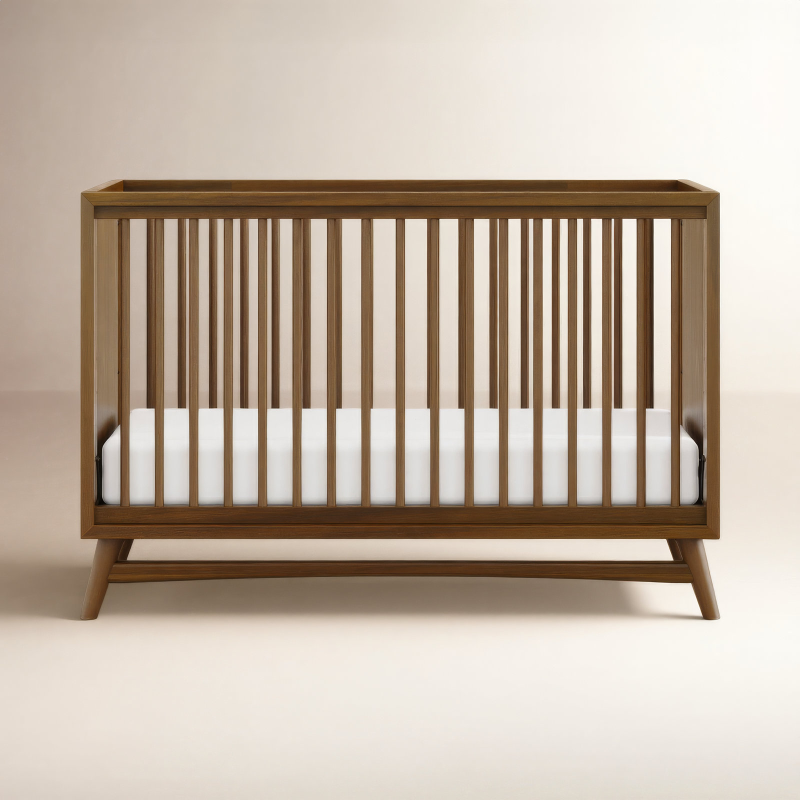 Peggy Pine 3-in-1 Convertible Crib, Natural Walnut