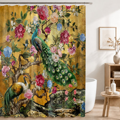 Rideaux de douche avec crochets inclus