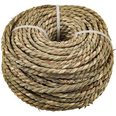 #3-3/16" Twisted Seagrass Rope ( 1 Pound Coil )