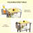 Stainless Steel Top Oven Stand With Foldable Side Table