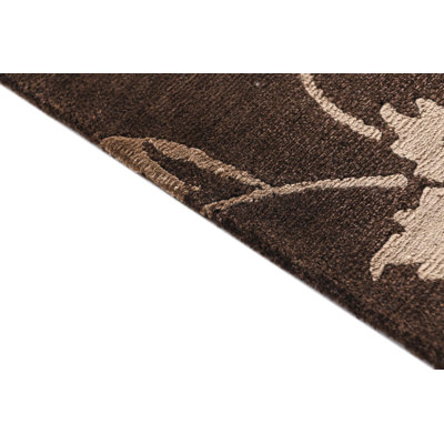 Tapis de couloir brun chocolat Howard