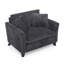 Fauteuil confortable pour une personne avec dossier ergonomique