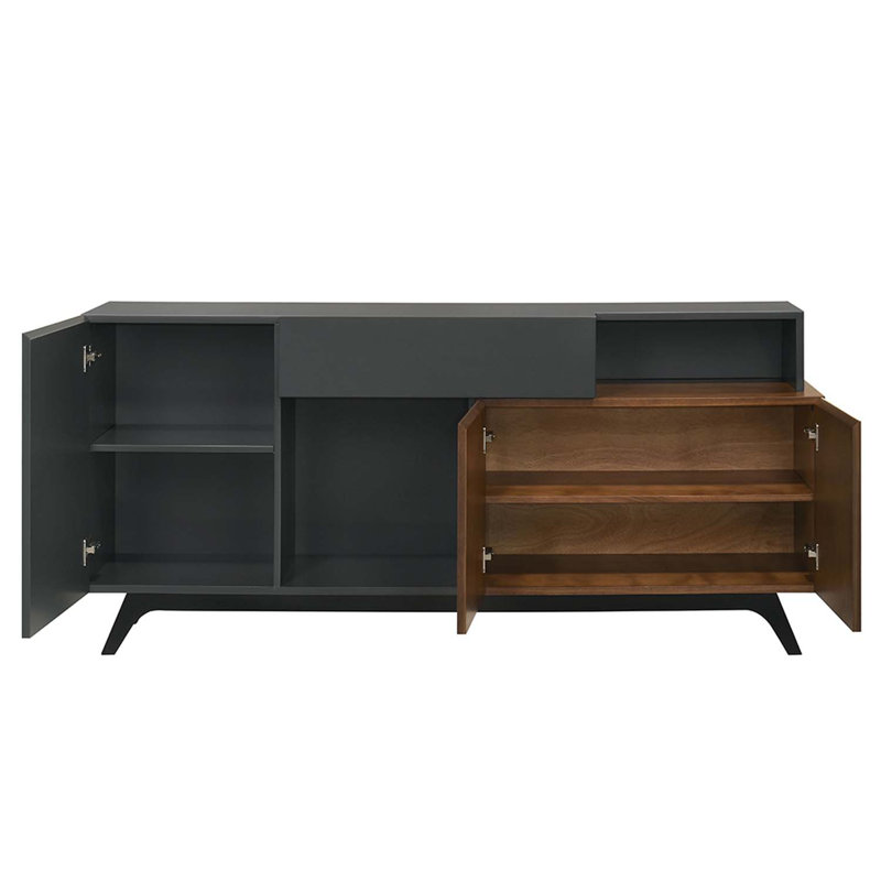 Destin 67" Server, Walnut Finish