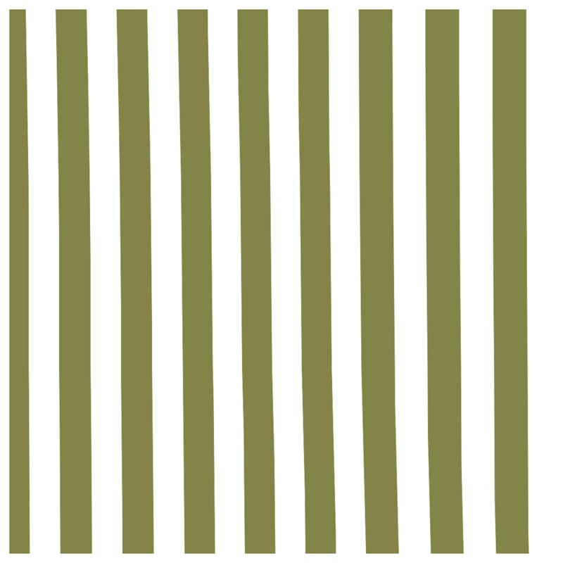Vertical Olive Stripes Comforter, Très grand lit