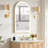 Estartit Aluminum Arch Wall Mirror-870953438