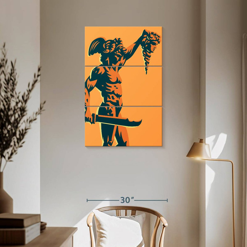 Leisha Perseus Medusa, H 57 po x l 36 po