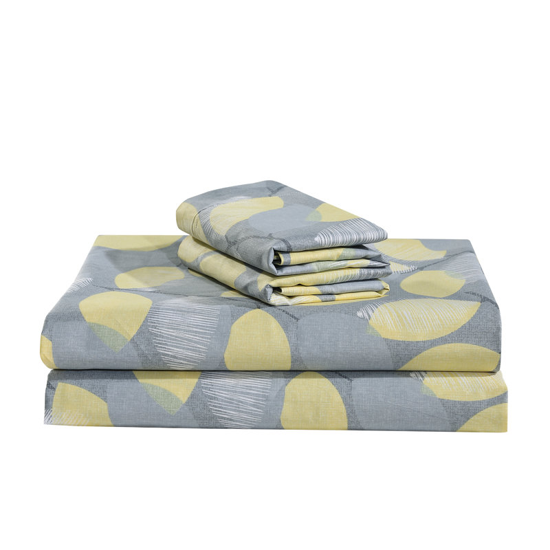  Ensemble de draps 100% coton, Ensemble de draps pour grand lit + un drap-housse 