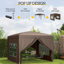 Medberry 3m x 3m Steel Pop-up Gazebo-669427535