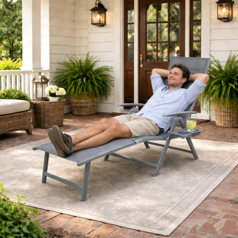 Méridienne inclinable Cozy Cozy , Gris