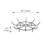 24'' x 24'' Steel Fire Pit Log Grate