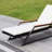 Adjustable Outdoor Lounger Metal Frame Outdoor Chaise Lounge , Cushion Included