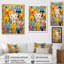 Nursery Colorful Animal Pattern III - Art mural de chambre de bébé-1144822870-1144822868