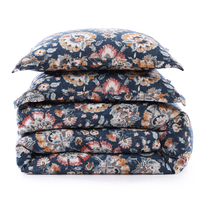 Ensemble de housse de couette Derby, Housse de couette pour grand lit + 2 taies décora