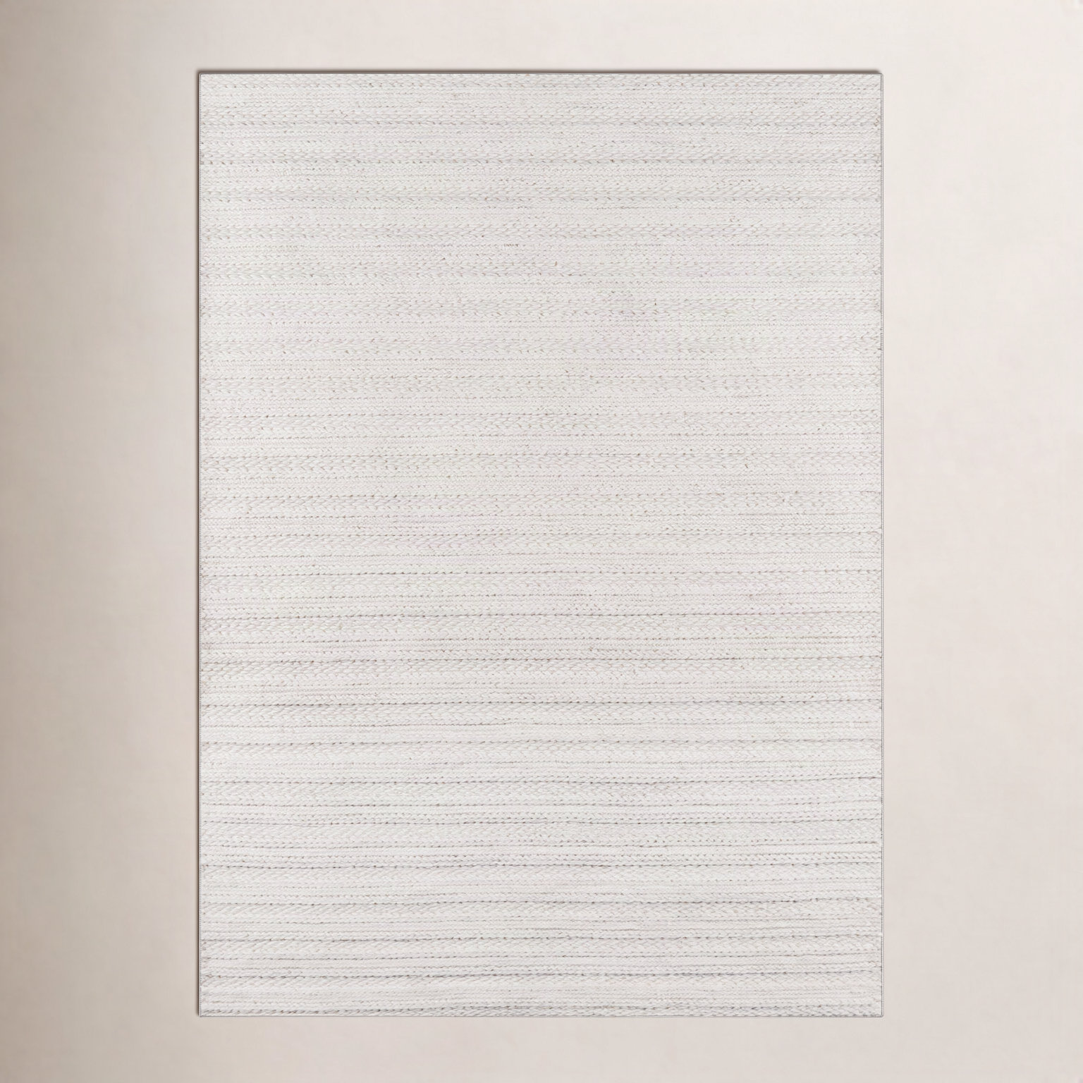 Kells Ivory Hand-Woven Geometric Jute Rug, Rectangle 8'9" x 11'9"