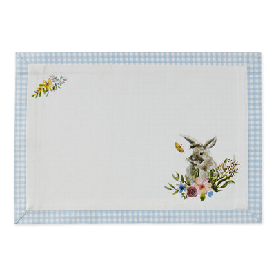 Alexcia Cotton Embroidered Square Placemat