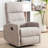 Manual Recliner Chair With Rocker And Swivel In Fabric For Living Room-1790808722