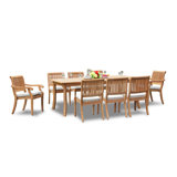 Arbor Outdoor 11 - Piece Teak Dining Set