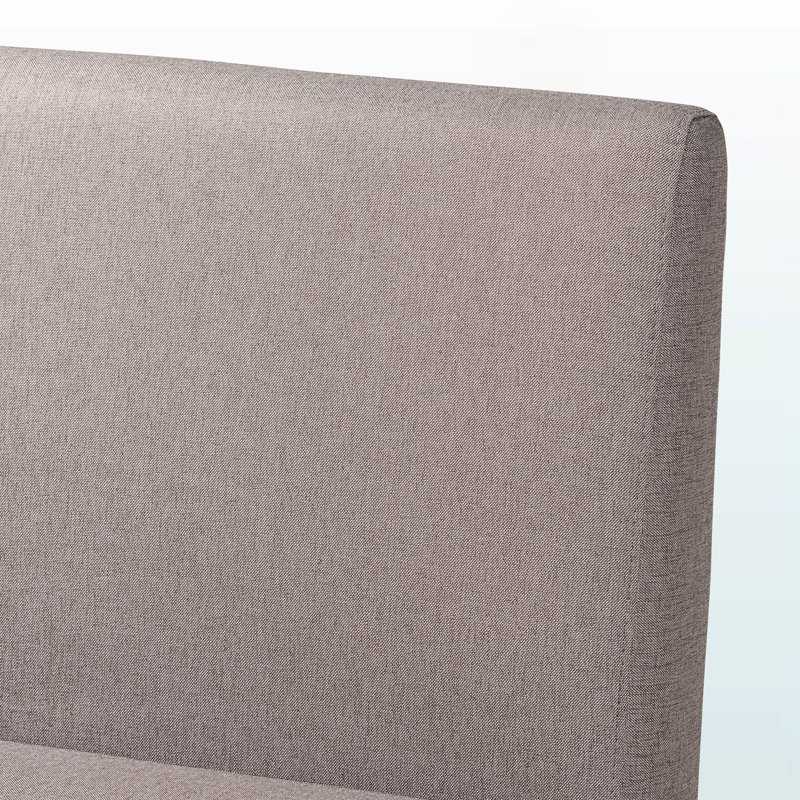 Ensemble de coin-repas en tissu gris 4 pièces Fabrizia, H 31,54 po x l 70,15 po x P 50,55 po