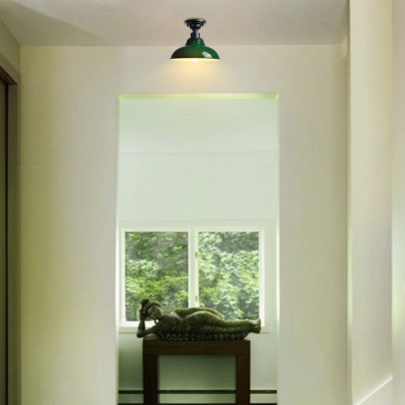 Ionathan Flush Mount, Green