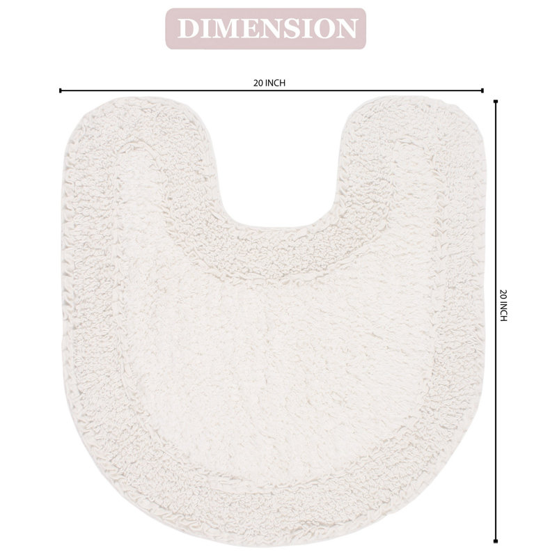 Tapis en coton Concetta, Ivoire ivoire