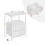 40cm W Metal Bedside Table-1063429747