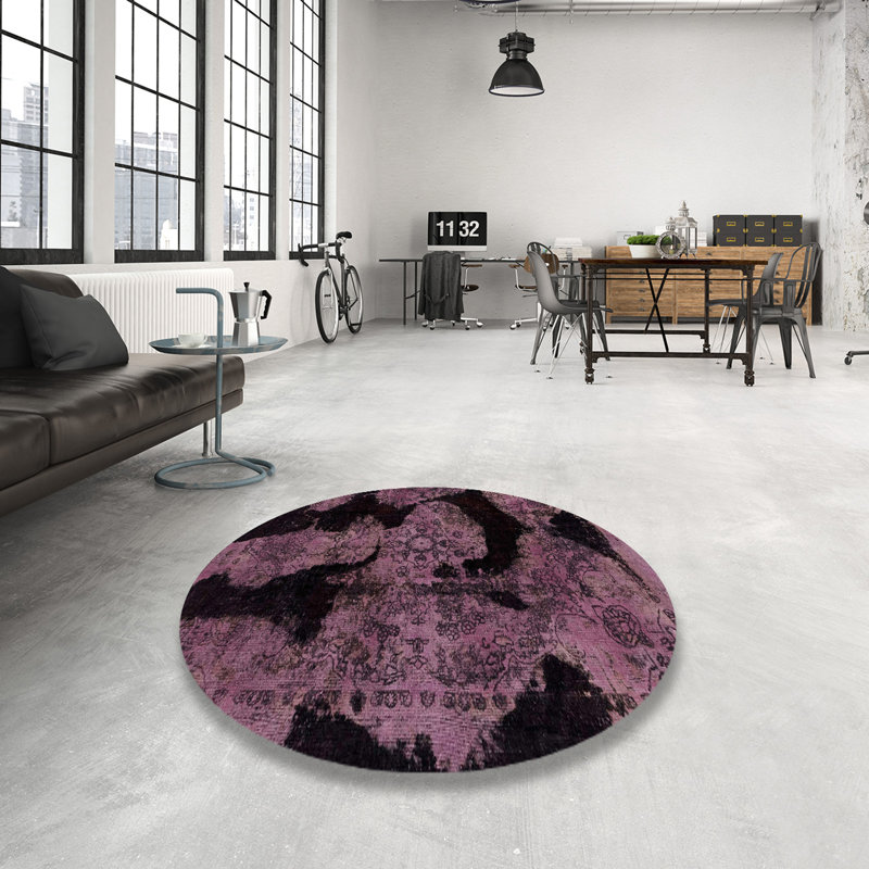 Tapis abstrait moderne 2058, Rond 3 pi