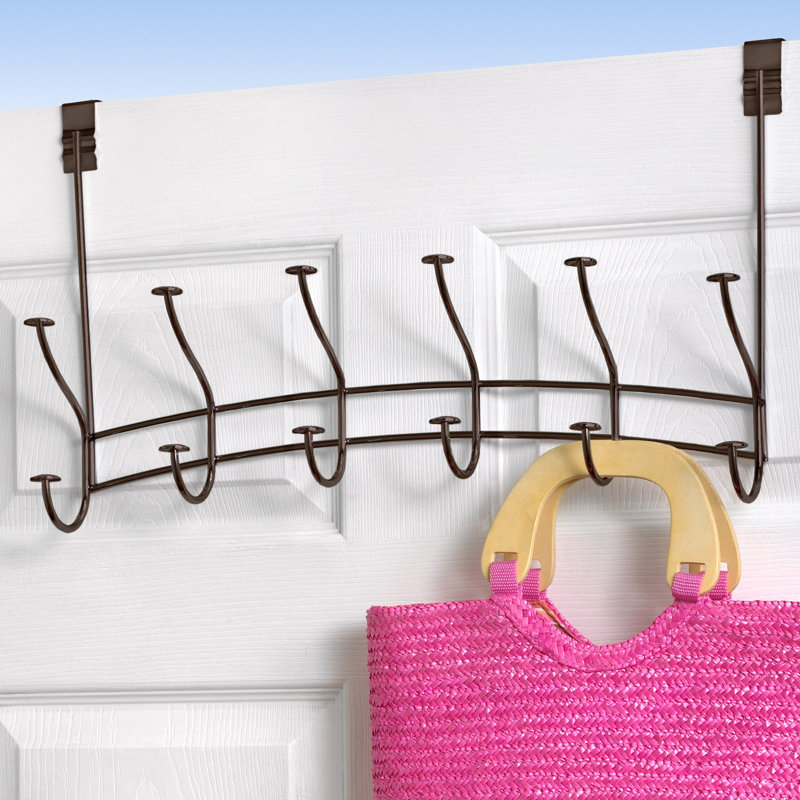 Windsor Metal Over-the-Door 12 - Hook Wall Mounted Coat Rack