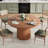 47" Round Dining Table With Stronge Drawer-1925836522