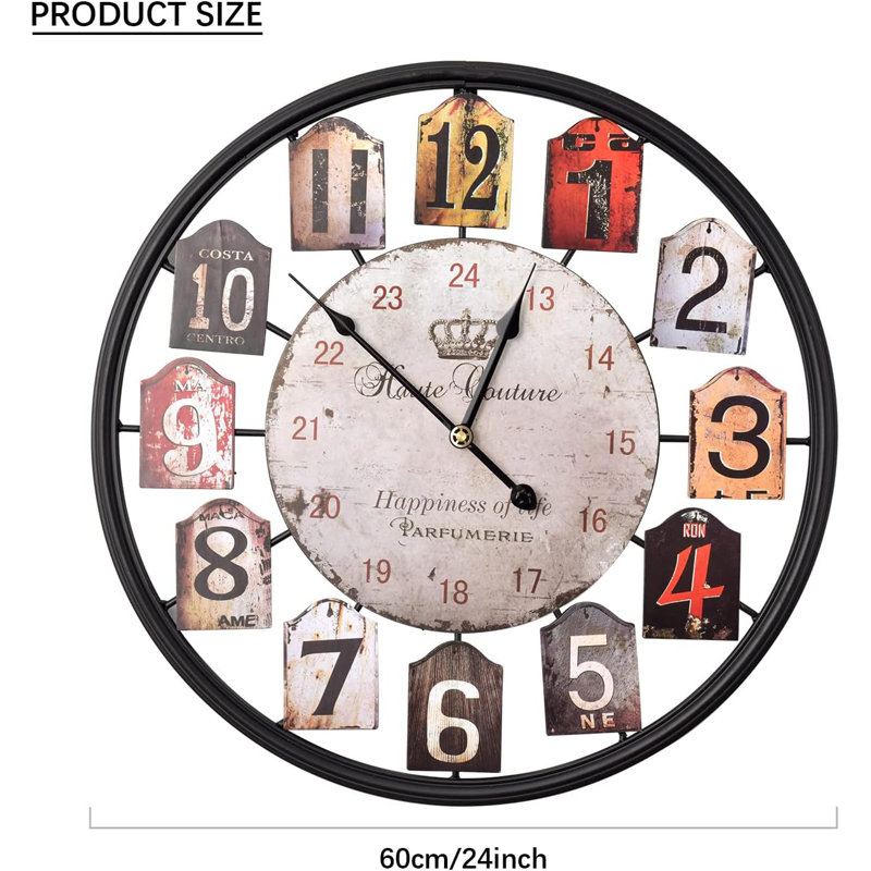 Metal Wall Clock